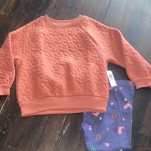 Old Navy Quilted sweatshirt set